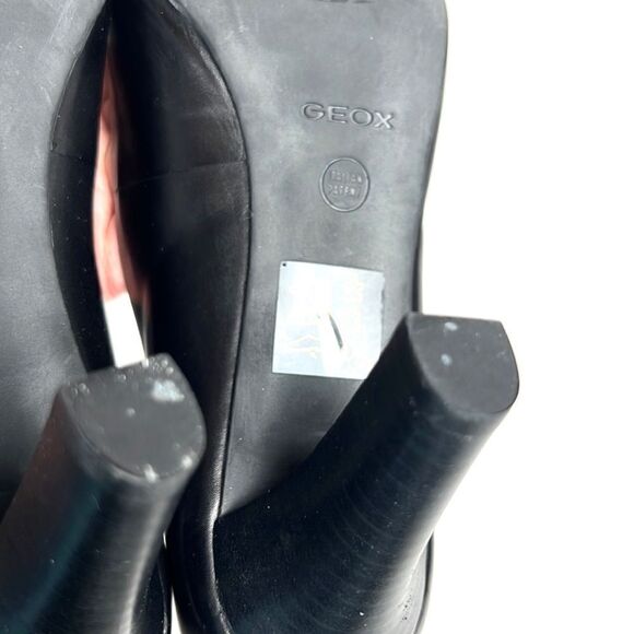 NWB GEOX Respira D Marian/D24Q3R Classic Black Leather Pumps US 9 - Picture 8 of 15